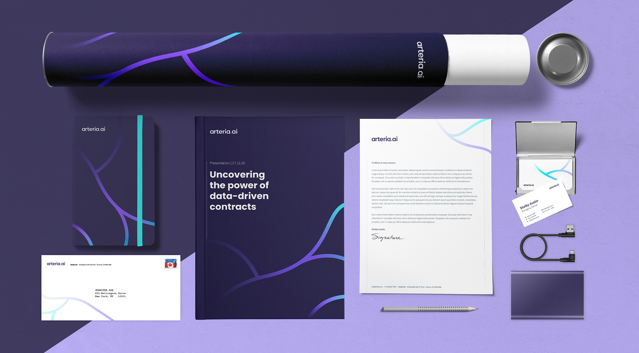 Arteria AI Visual Identity